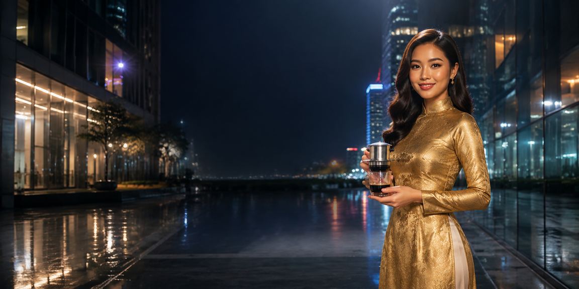 Người dùng tại Hà Nội trong trang phục áo dài truyền thống xem thông tin nạp tiền và ưu đãi